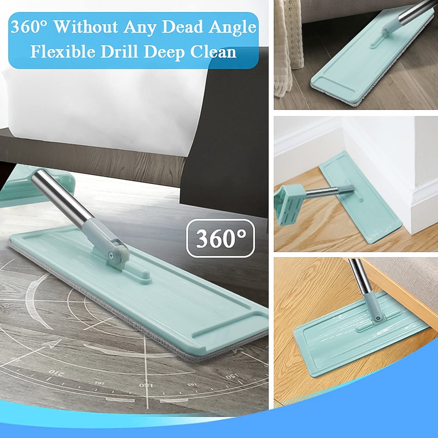 360Degree Rotation Flat Mop Floor Cleaning Microfiber Squeeze Mop Floor Clean. 360Degree Rotation Flat Mop Floor Cleaning Microfiber Squeeze Mop Floor Clean.